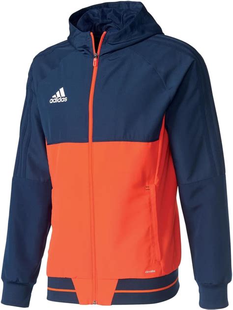 adidas herren tiro 17 präsentationsjacke black scarlet